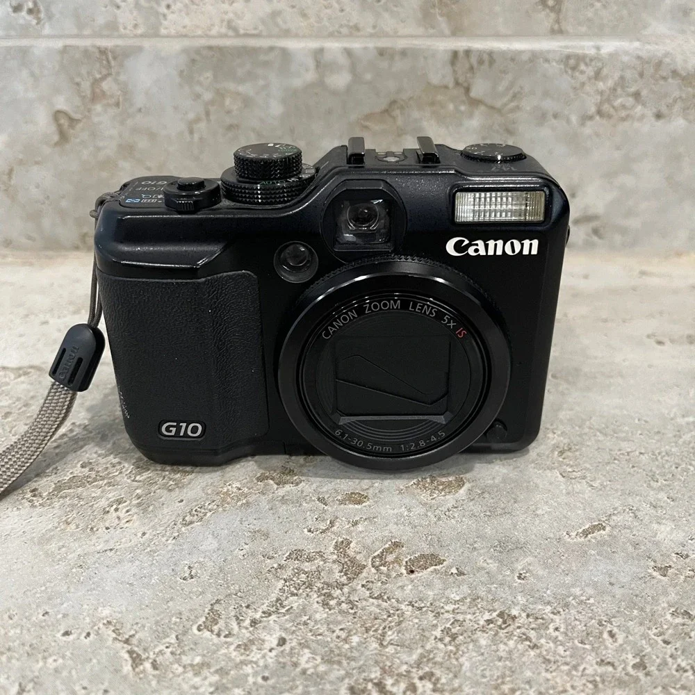 Canon PowerShot G10 Digital Camera Black 14.7 Megapixels 5x Optical Zoom‎